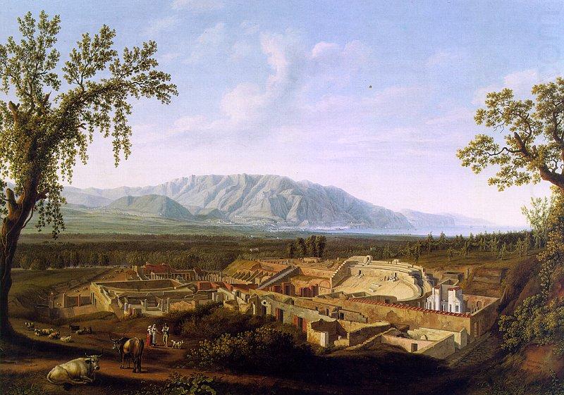 The Excavations of Pompeii, Jakob Philipp Hackert